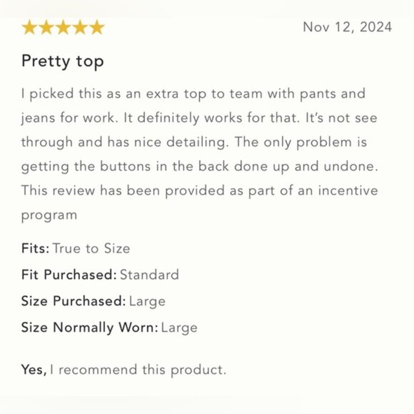 NWT Size M  Maeve LongSleeve Pleated Peasant Blouse - Picture 6 of 16